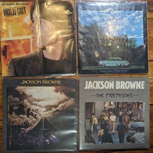 vinyl record #Jackson Browne 4 albums lot (well cared)